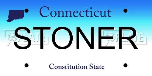 STONER Connecticut License Plate