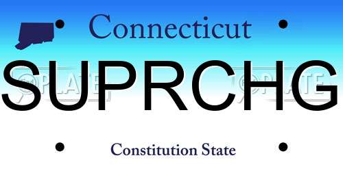 SUPRCHG Connecticut License Plate