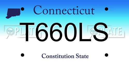 T660LS Connecticut License Plate