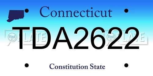 TDA2622 Connecticut License Plate