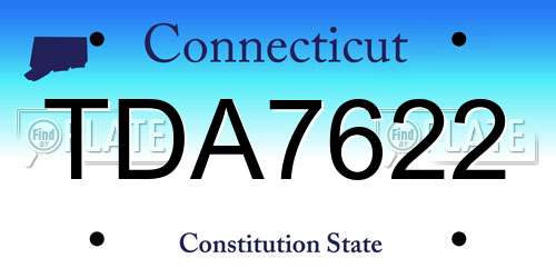 TDA7622 Connecticut License Plate