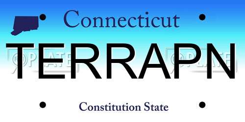 TERRAPN Connecticut License Plate