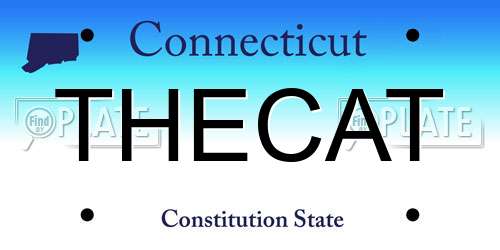 THECAT Connecticut License Plate