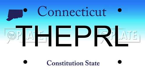 THEPRL Connecticut License Plate