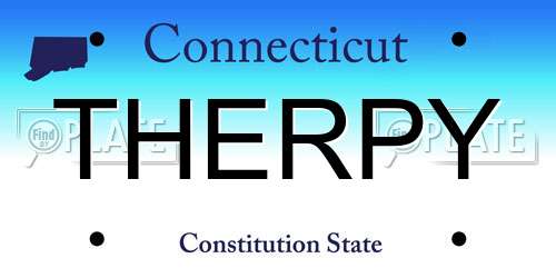 THERPY Connecticut License Plate