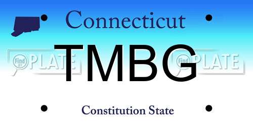 TMBG Connecticut License Plate