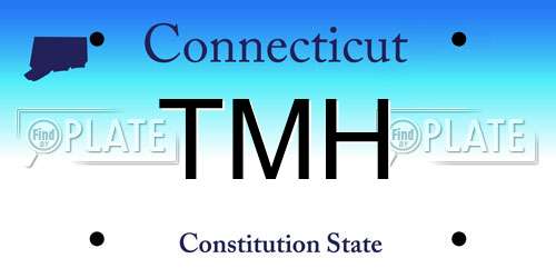 TMH Connecticut License Plate