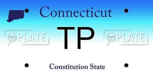 TP Connecticut License Plate