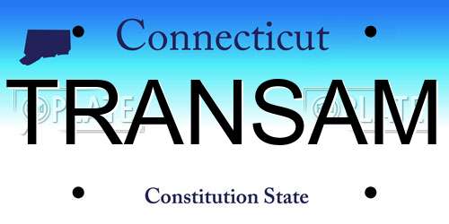 TRANSAM Connecticut License Plate