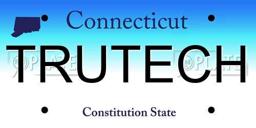 TRUTECH Connecticut License Plate