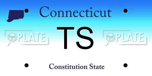 TS Connecticut License Plate