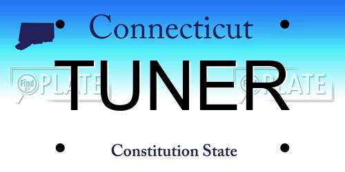 TUNER Connecticut License Plate