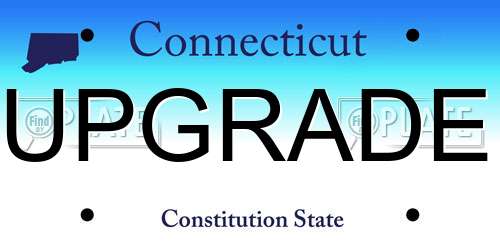 UPGRADE Connecticut License Plate