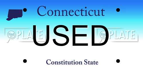 USED Connecticut License Plate