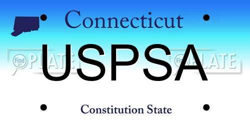 USPSA Connecticut License Plate