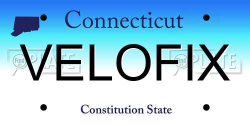 VELOFIX Connecticut License Plate