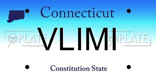 VLIMI Connecticut License Plate
