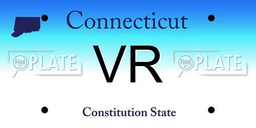 VR Connecticut License Plate