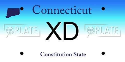 XD Connecticut License Plate