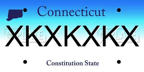 XKXKXKX Connecticut License Plate