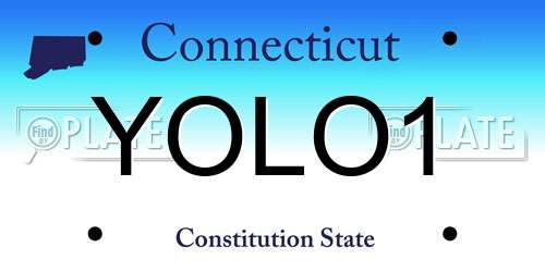 YOLO1 Connecticut License Plate
