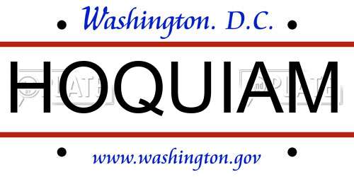HOQUIAM District Of Columbia License Plate