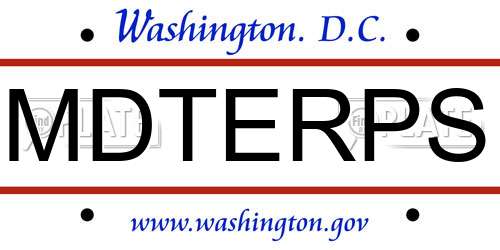 MDTERPS District Of Columbia License Plate