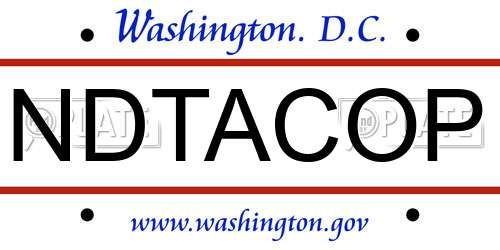 NDTACOP District Of Columbia License Plate