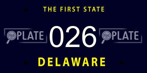 026 Delaware License Plate