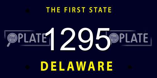 1295 Delaware License Plate