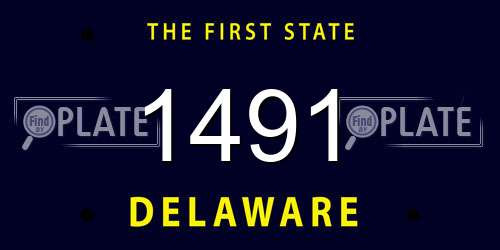 1491 Delaware License Plate