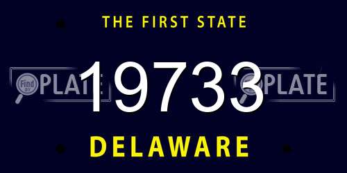 19733 Delaware License Plate