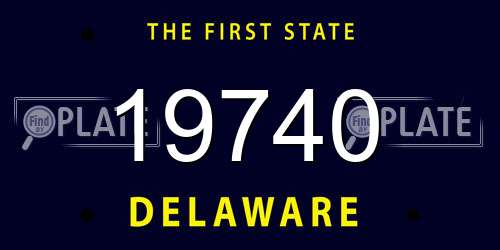 19740 Delaware License Plate