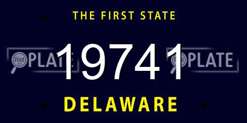 19741 Delaware License Plate