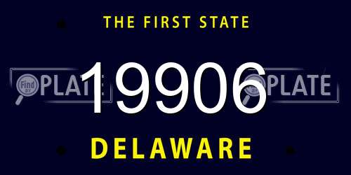 19906 Delaware License Plate
