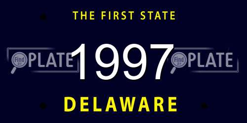 1997 Delaware License Plate