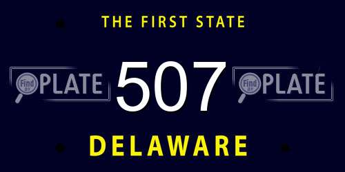 507 Delaware License Plate