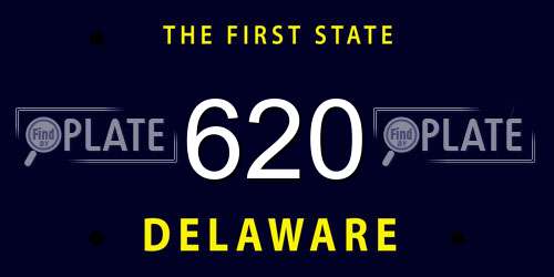 620 Delaware License Plate