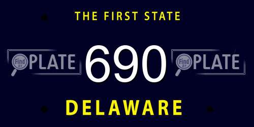 690 Delaware License Plate