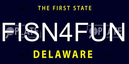 FISN4FUN Delaware License Plate