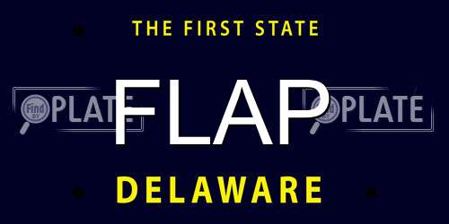 FLAP Delaware License Plate