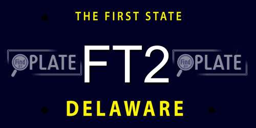 FT2 Delaware License Plate