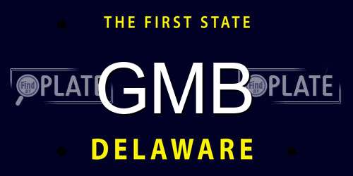 GMB Delaware License Plate