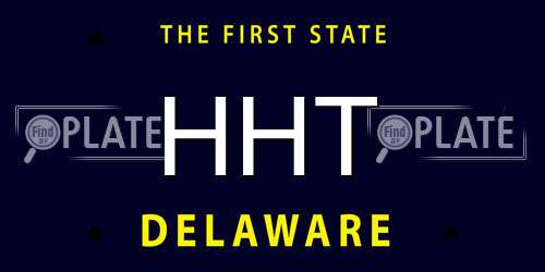 HHT Delaware License Plate
