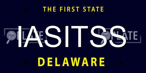 IASITSS Delaware License Plate