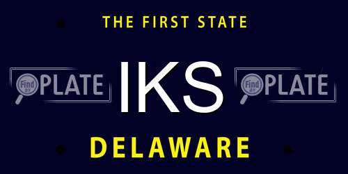 IKS Delaware License Plate