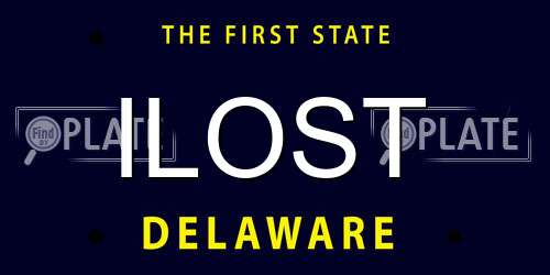ILOST Delaware License Plate