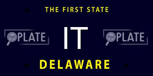 IT Delaware License Plate