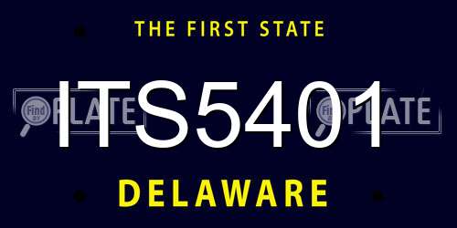 ITS5401 Delaware License Plate