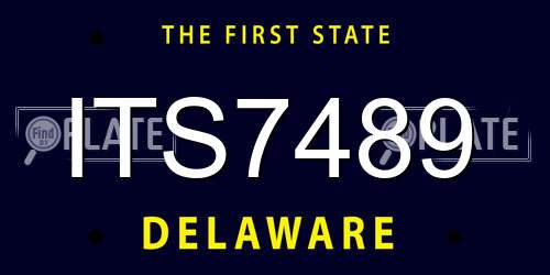 ITS7489 Delaware License Plate